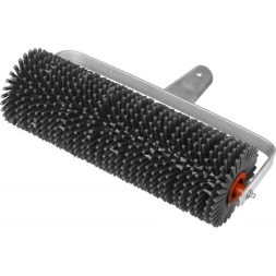 Валик игольчатый ЗУБР &quot;МАСТЕР&quot; по бетону на металлической рамке, под удлинитель, пластмассовые иглы 27мм, 105х300мм 03954-30