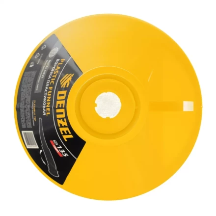 Воронка пластиковая 135 мм с металлическим ситом и гибким наконечником Denzel 537209 купить в Ноябрьске