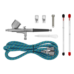 Аэрограф с верхним бачком AB1, 0.2/0.3/0.5 мм, 7 мл, 9 л/мин Denzel 57313