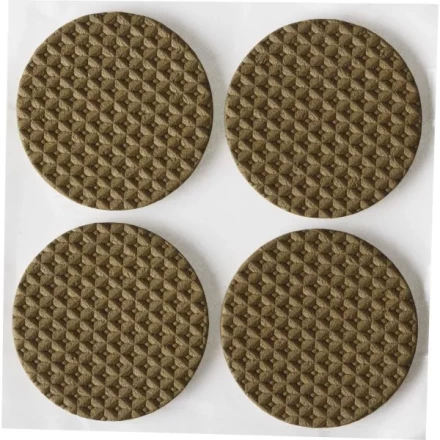 Накладки STAYER &quot;COMFORT&quot; на мебельные ножки, самоклеящиеся, ЭВА, коричневые, круглые - диаметр 35 мм, 4 шт 40914-35 купить в Ноябрьске