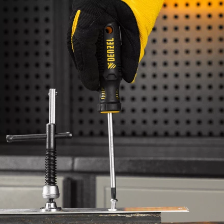 Отвертка, PH2х100 мм, S2, 3к рукоятка Denzel 121787 купить в Ноябрьске