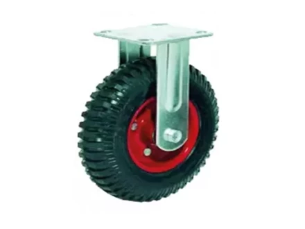 Колесо литое резиновое 160 мм PF160 с протектором и кронштейном 1031460 купить в Ноябрьске