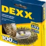 DEXX. Щетка дисковая для УШМ, витая стальная латунированная проволока 0,3мм, 100ммх22мм 35101-100 купить в Ноябрьске
