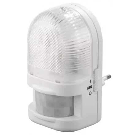 Светильник-ночник СВЕТОЗАР с датчиком движения, ЛОН-лампа, с выключателем, 7W, цветовая температура 2700К SV-57991 купить в Ноябрьске