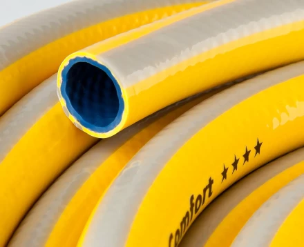 Шланг RACO &quot;COMFORT&quot; поливочный, 30атм., армированный, 3-х слойный, 1/2&quot;х20м 40303-1/2-20 купить в Ноябрьске