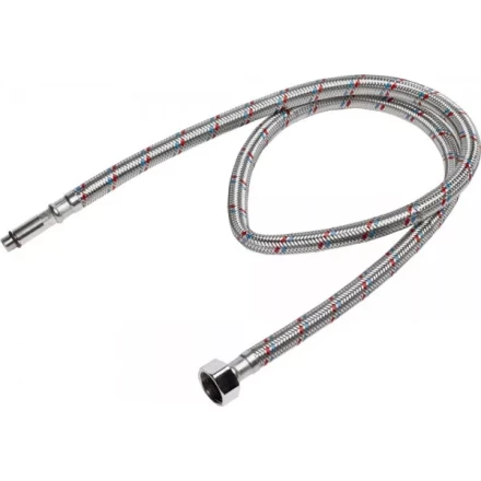 Подводка гибкая STAYER для воды, к смесителям, оплетка из нержавеющей стали, удлиненная, г/ш 1/2&quot;-1м 51017-100 купить в Ноябрьске