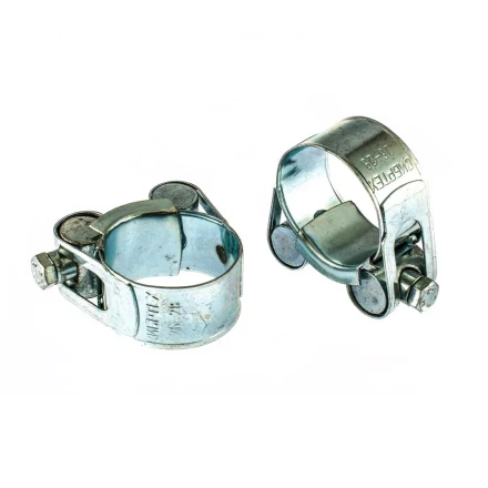 Хомуты металлические силовые 26-28 мм ширина 18 мм шарнирный W1 2 шт Сибртех 47509 купить в Ноябрьске