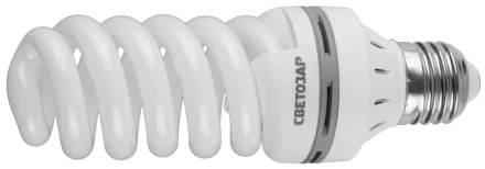 Энергосберегающая лампа СВЕТОЗАР &quot;ЭКОНОМ&quot; спираль,цоколь E27(стандарт),Т3,яркий белый свет(4000 К), 8000час, 25Вт(125) 44354-25_z01 купить в Ноябрьске