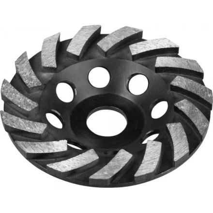 Чашка ЗУБР ТУРБО алмазная сегментная, высота 22,2мм, 125мм 33370-125 купить в Ноябрьске