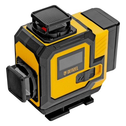 Лазерный уровень мультипризменный DLV-360-4C, 30 м, зеленый луч, Li-Ion 2,4 Aч, кейс// Denzel 35081 купить в Ноябрьске