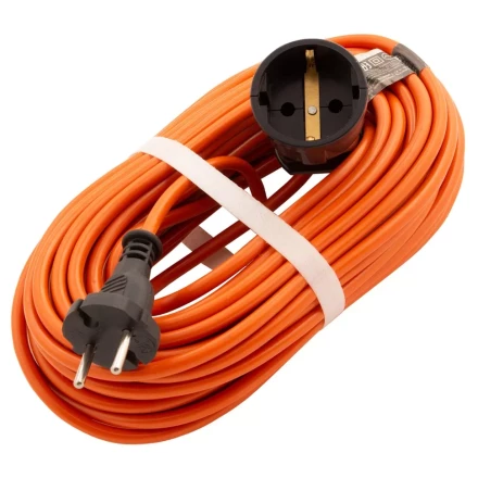 Удлинитель-шнур силовой Сибртех 20 м, 6А, тип УХз6, ПВС, 1 розетка без заземления 95812 купить в Ноябрьске