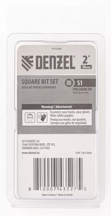 Бита S1x50, 5 шт. Denzel 7711324 купить в Ноябрьске