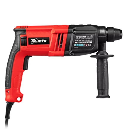 Перфоратор электрический MTX MRH-600-22, SDS-Plus, 600 Вт, 2,2 Дж, 3+1 режима 26682 купить в Ноябрьске