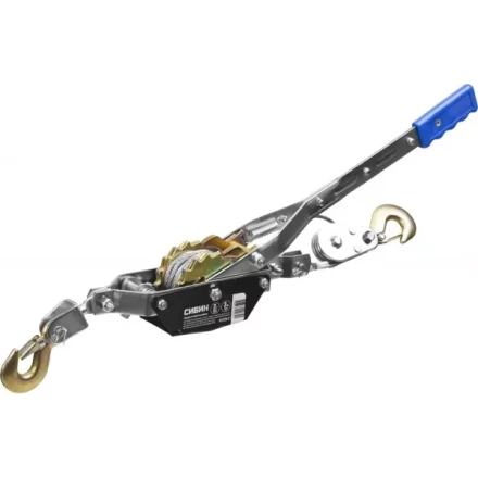 Лебедка ручная рычажная СИБИН, тросовая, 2т, 3м 43125-2 купить в Ноябрьске