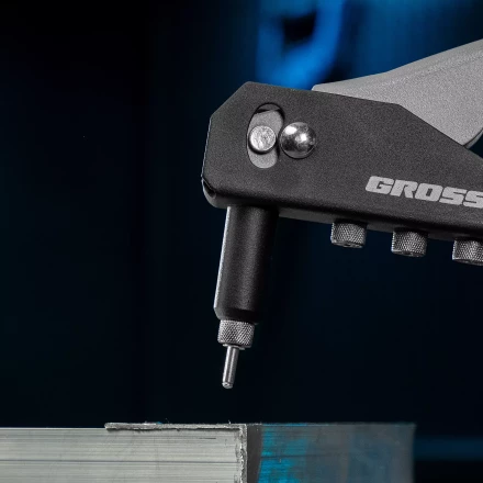 Заклепочник ручной Gross 40415, 260 мм, заклепки 2,4-3,2-4,0-4,8 мм купить в Ноябрьске