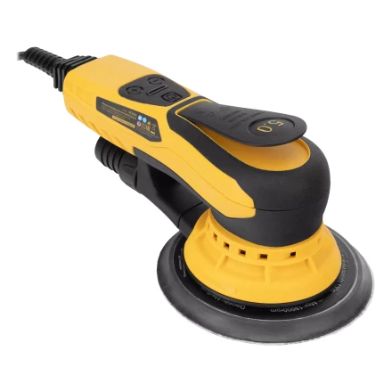 Машина шлифовальная орбитальная бесщет Denzel OS-150-BL 27606, 350 Вт, 4000-10000 об/мин купить в Ноябрьске