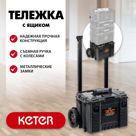 Тележка на колесах "GEAR CART", 22", KETER 38370 купить в Ноябрьске