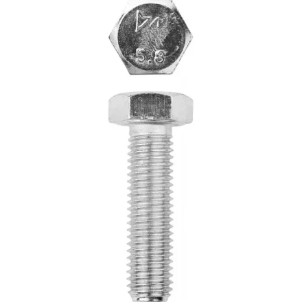 Болт ЗУБР &quot;МАСТЕР&quot; с шестигранной головкой, ГОСТ 7798-70, класс прочности 5.8, оцинкованный, M12x50мм, 5кг 303080-12-050 купить в Ноябрьске