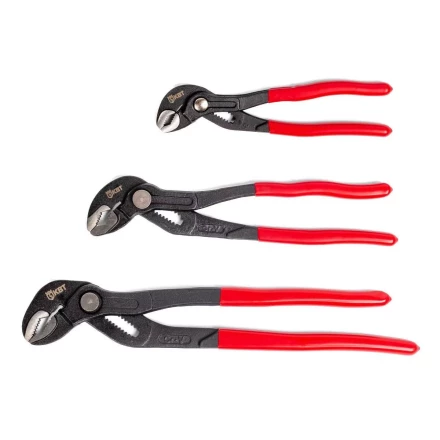 Набор переставных клещей КВТ НПК-03 с кнопочной фиксацией (85285) купить в Ноябрьске