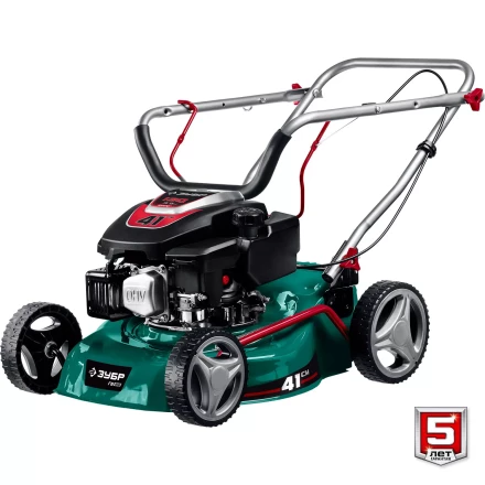 ЗУБР 410 мм, 3.5 л.с., бензиновая газонокосилка (ГБ-410) купить в Ноябрьске