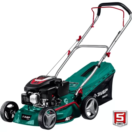 ЗУБР 410 мм, 3.5 л.с., бензиновая газонокосилка (ГБ-410) купить в Ноябрьске