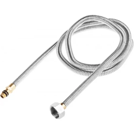 Подводка ЗУБР &quot;ЭКСПЕРТ&quot; сильфонная из нержавеющей стали, для смесителя, укороченная, г/ш (гайка-штуцер), 1/2&quot;, 1,2м 51012-120 купить в Ноябрьске