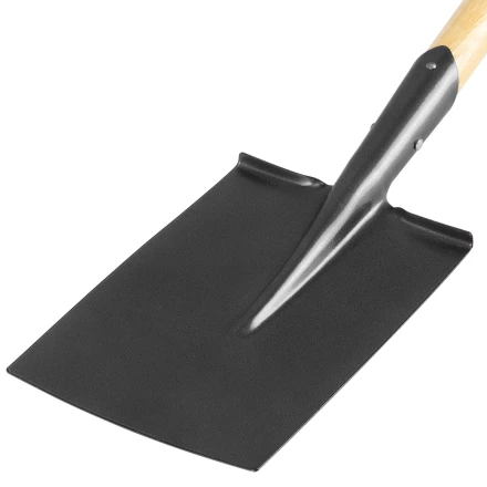 Лопата прямоугольная, 195х290х1150 мм, деревянный лакированный черенок Сибртех 61376 купить в Ноябрьске