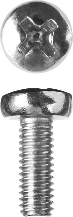 Винт ЗУБР &quot;МАСТЕР&quot; DIN 7985, класс прочности 4.8, оцинкованный, M6x16мм, 5кг 303150-06-016 купить в Ноябрьске