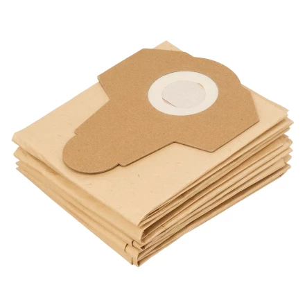 Комплект мешков одноразовых для пылесосов Denzel RVC20, RVC30, LVC20, LVC30, 5 шт. Denzel 28216 купить в Ноябрьске