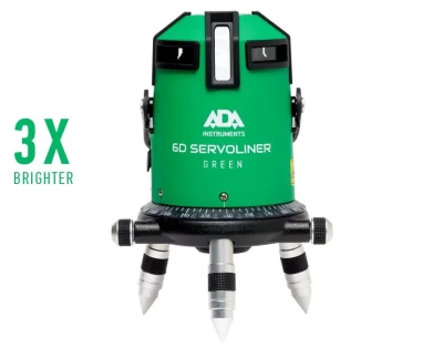 Построитель лазерных плоскостей лазерный уровень ADA 6D Servoliner GREEN ADA
