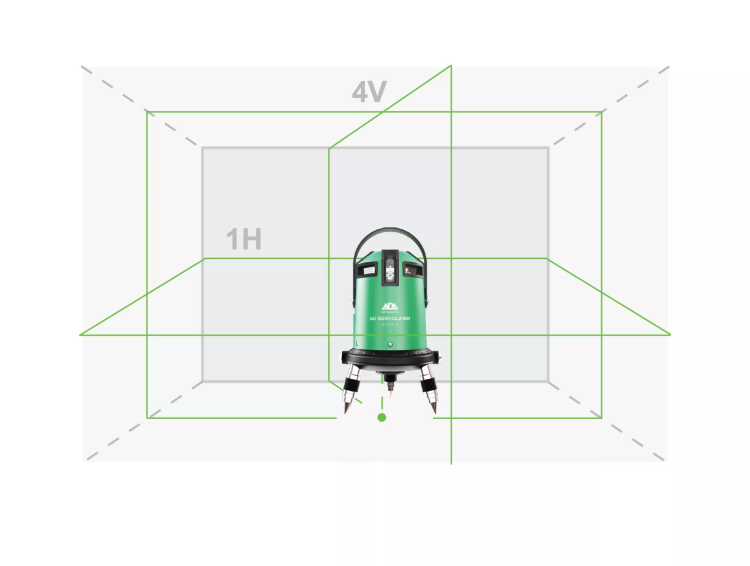 Построитель лазерных плоскостей  лазерный уровень ADA 6D Servoliner GREEN ADA купить в Ноябрьске