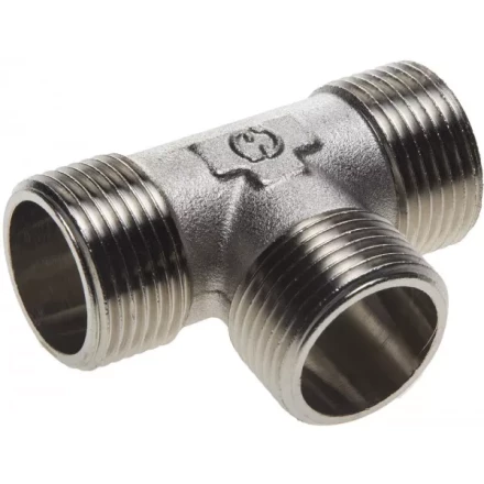 Тройник GENERAL FITTINGS никелированная латунь, ш/ш/ш, 1&quot; 51051-1 купить в Ноябрьске