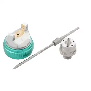 Пневматический краскопульт AG 801 HVLP , гравитационный, сопло 1,5мм и 1,8 мм Stels 57360 купить в Ноябрьске