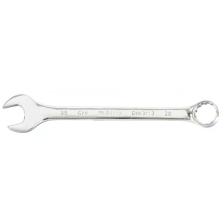 Ключ комбинированный 28 мм CrV полированный хром Matrix 15173 купить в Ноябрьске