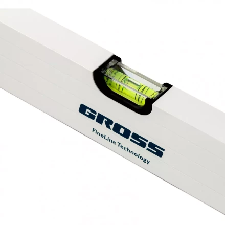 Уровень алюминиевый 1000 мм усиленный рукоятки фрезерованный 3 глазка магнитный Gross 34372 купить в Ноябрьске