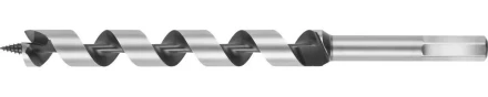 Сверло по дереву, спираль Левиса, HEX хвостовик, URAGAN 29465-235-18, d=18х235мм 29465-235-18 купить в Ноябрьске