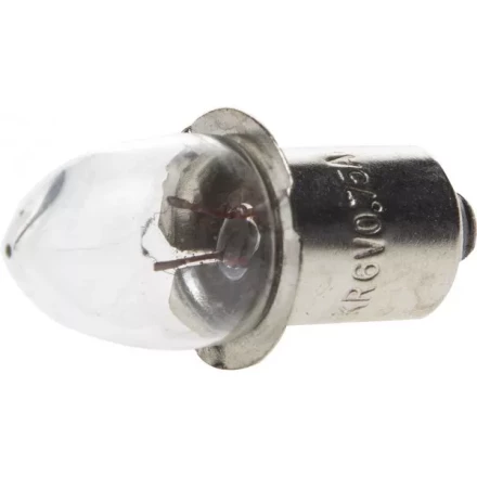 Лампа криптоновая СВЕТОЗАР без резьбы, для фонарей с 5-ю батареями, 6 В / 0,75 А SV-56974 купить в Ноябрьске