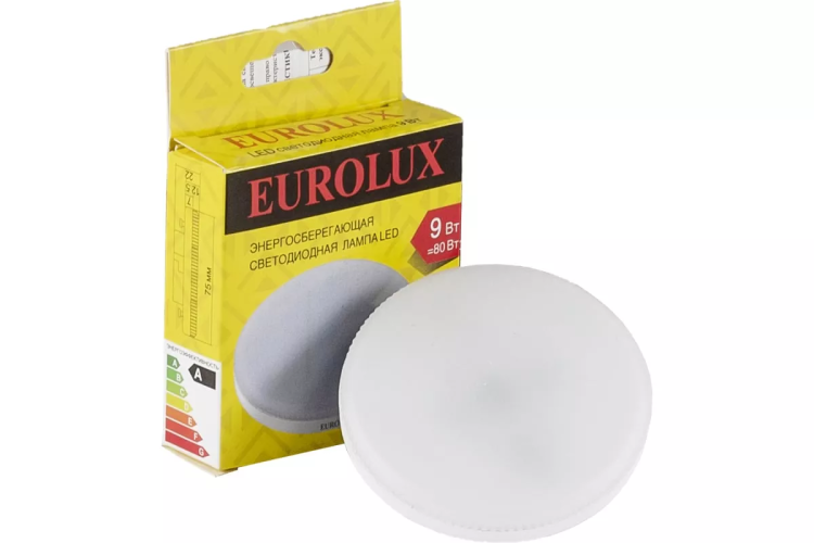 Лампа светодиодная Eurolux LL-E-TAB-9W-230-4K-GX53 76/2/75 купить в Ноябрьске