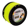 Леска для триммера витой квадрат, 4,0мм х 106м, на DIN катушке FLEX CORD// Denzel 96803 купить в Ноябрьске