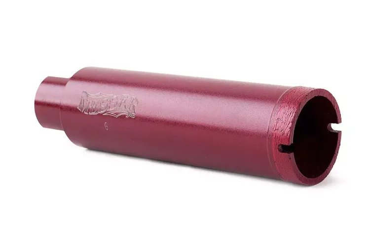 Сегментная алмазная коронка MESSER REDLINE по граниту диаметр 56 мм длина 100 мм купить в Ноябрьске