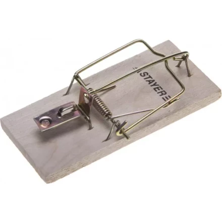 Мышеловка STAYER &quot;STANDARD&quot;, деревянное основание, малая 40501-S купить в Ноябрьске