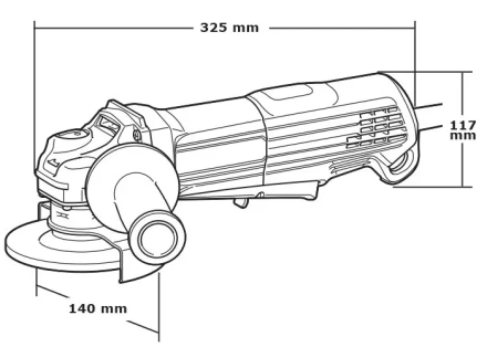 Шлифмашина угловая MAKITA GA5050R купить в Ноябрьске