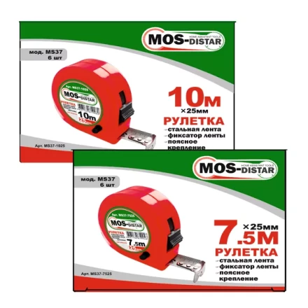 Рулетка измерительная MOS-DISTAR MS37-3016 купить в Ноябрьске