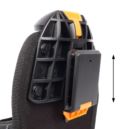 Быстросъемная поясная сумка модульного типа на клипсе с широким держателем КВТ СМ-08 (91981) купить в Ноябрьске