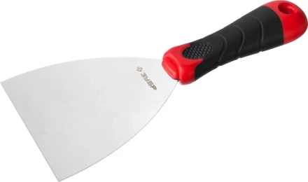 Шпатель ЗУБР &quot;МАСТЕР&quot;, профилированное нержавеющее полотно, 2к ручка, 100мм 10072-10 купить в Ноябрьске