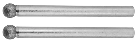 ЗУБР 2 шт, 4.0 x 3.2 x 38 мм, набор алмазных мини-шарошек (35922) купить в Ноябрьске