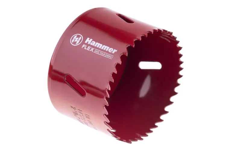 Коронка биметаллическая HAMMER Ф68х38мм 5/8" BiMETALL (224-013) купить в Ноябрьске