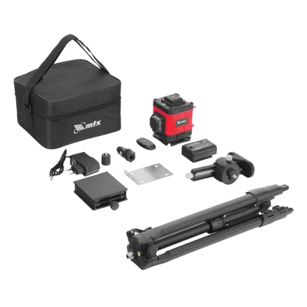 Лазерный уровень м-призм. ML 360-3 Pro SET, 30 м, акк. Li 3000 мАч, состоит из 2 частей// MTX 350835 купить в Ноябрьске