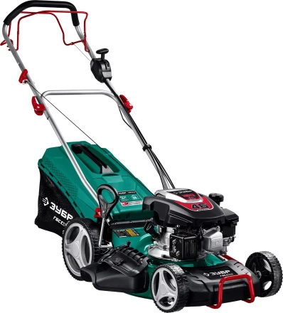 ЗУБР 460 мм, 4.5 л.с., бензиновая самоходная газонокосилка (ГБС-460) купить в Ноябрьске