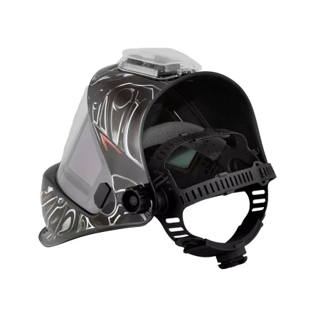 Маска сварщика Корунд МЕГА чёрная ф-р MEGA внеш. регулировка в коробке купить в Ноябрьске